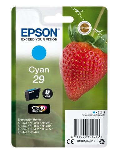EPSON Expression Home XP-235 Cartucho Cyan nº29