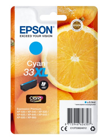 EPSON Expression Home XP-530 Cartucho Cyan 33XL