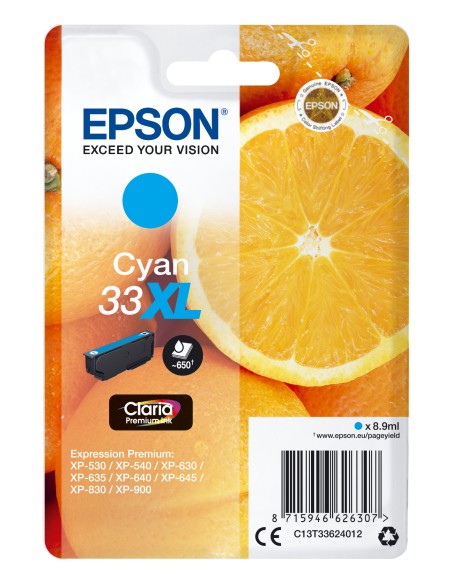 EPSON Expression Home XP-530 Cartucho Cyan 33XL