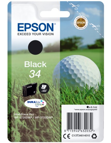EPSON Singlepack Black 34 DURABrite Ultra Ink