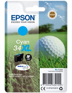 EPSON Singlepack Cyan 34XL DURABrite Ultra Ink