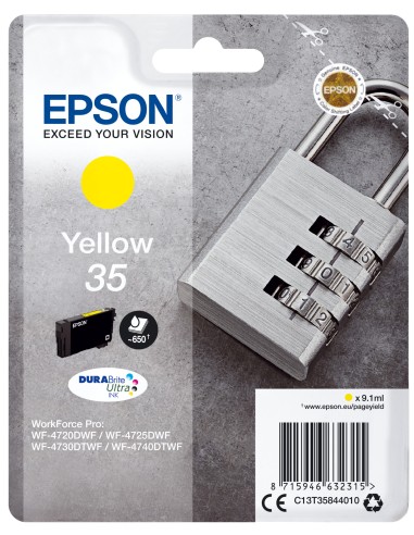 EPSON Singlepack Yellow 35 DURABrite Ultra Ink