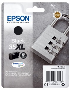 EPSON Singlepack Black 35XL DURABrite Ultra Ink