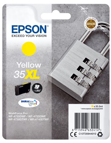 EPSON Singlepack Yellow 35XL DURABrite Ultra Ink