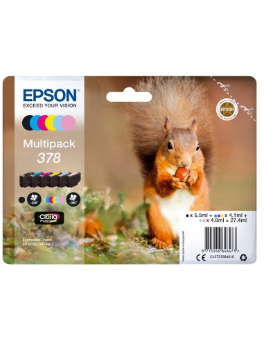 EPSON Multipack 6-colours 378 Claria Photo HD Ink ARDILLA