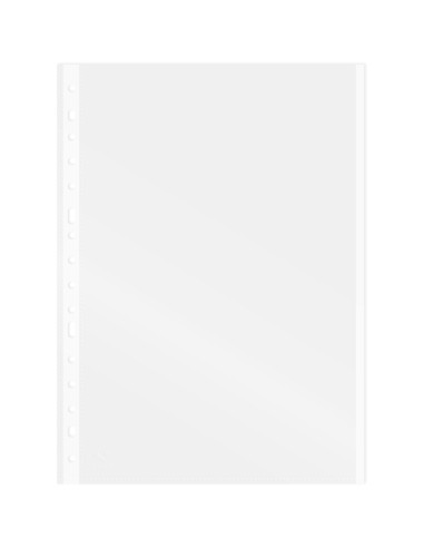 FUNDA MULTITALADRO FOLIO CON BORDE BLANCO GRAFOPLAS 05510070 POR UNIDAD (100)