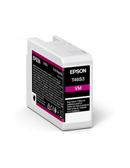 EPSON  Singlepack Vivid Magenta T46S3 UltraChrome Pro 10 ink 25ml SC-P700