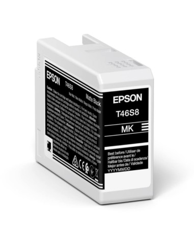 EPSON  Singlepack Matte Black T46S8 UltraChrome Pro 10 ink 25ml SC-P700