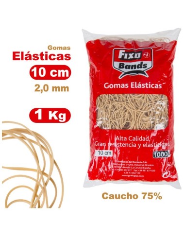 GOMAS ELASTICAS 1 KG  Nº 10 GRAFOPLAS 00047340