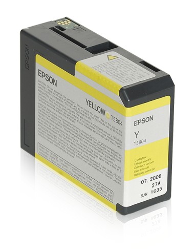 Epson Stylus Pro-3800/3880 Cartucho Amarilla (80ml)
