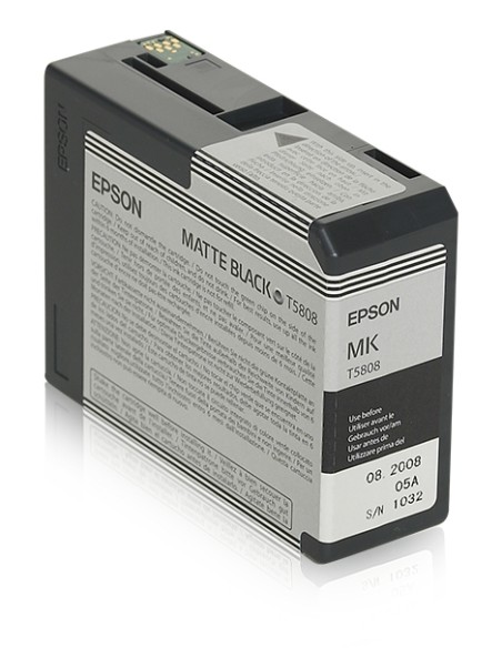 Epson Stylus Pro-3800/3880 Cartucho Negro Mate (80ml)