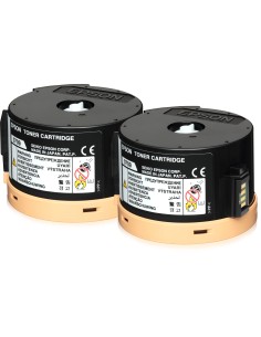 Epson Aculaser AL-M200DN/M200DW Toner Negro (Pack 2)