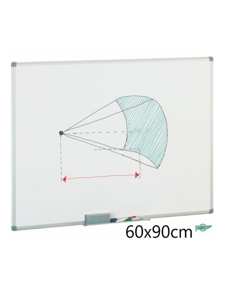 PIZARRA BLANCA MARCO DE ALUMINIO 60X90 FAIBO 11M-2