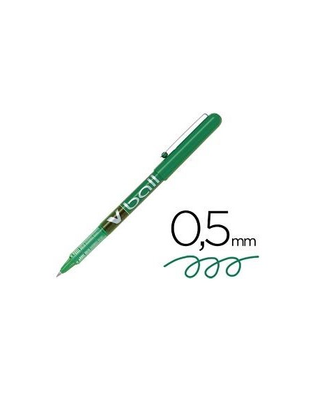 ROTULADOR PILOT VBALL 0,5 VERDE NVBV/  BL-VB 05 (12)
