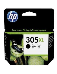 CARTUCHO HP ORIGINAL 305XL NEGRO 3YM62AE