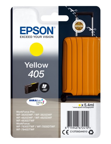 EPSON Singlepack Yellow 405 DURABrite Ultra Ink