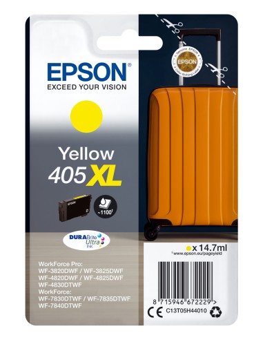 EPSON Singlepack Yellow 405XL DURABrite Ultra Ink