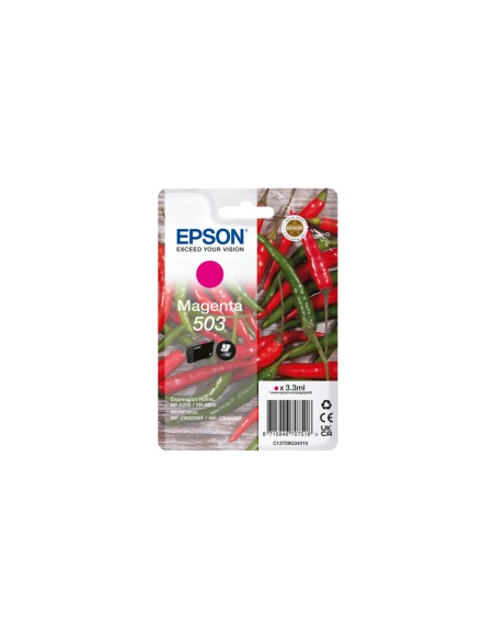 EPSON Cartucho Magenta 503 WF-2960dwf,WF-2965dwf, XP-5205 Pimiento