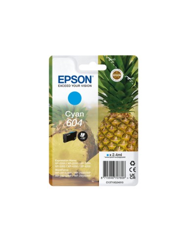 EPSON Cartucho Cian 604 XP-2200, WF-2910DWF Piña