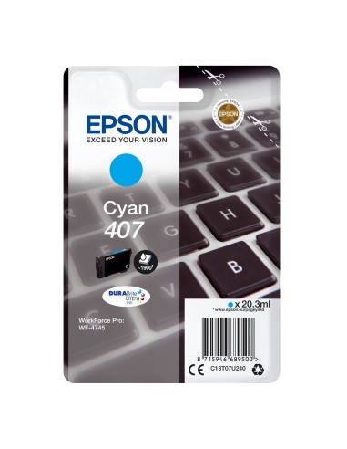 EPSON Ink Cartridge L Cyan 1,9k 407 teclado