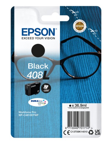 EPSON tinta Negro Singlepack 408L DURABrite Ultra Ink