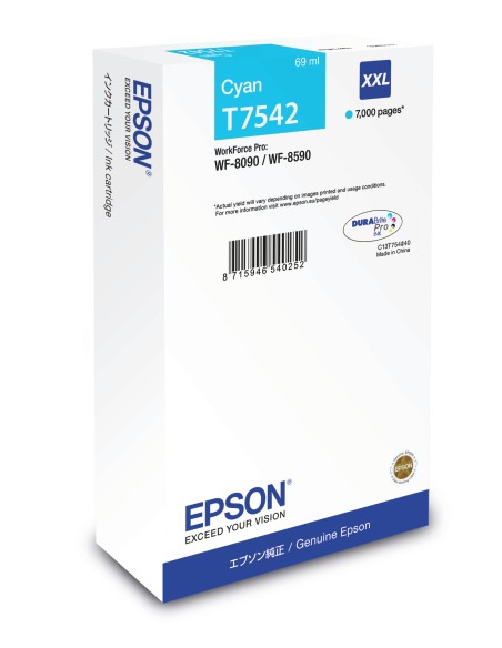 EPSON Cartucho Cian XXL 7000p WF-8x90