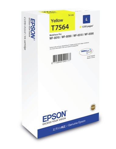 EPSON Cartucho Amarillo L 1500 pag WF-8xxx