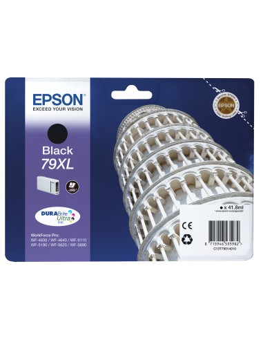 Epson Cartucho Negro 79XL 2600 paginas WorkForce Pro WF-5xxx Series / WF-4630DWF