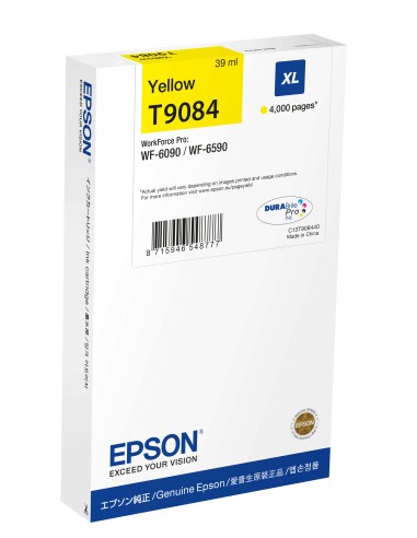 Epson WF-6590DWF/WF-6090DW Cartucho Amarillo XL