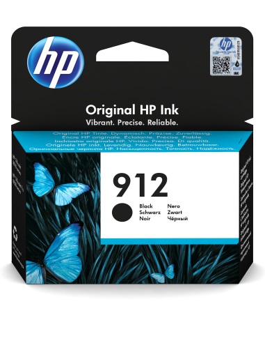 HP nº912 Cartucho Negro Officejet 8012, 8014, 8015, Officejet Pro 8022, 8024, 8025, 8035