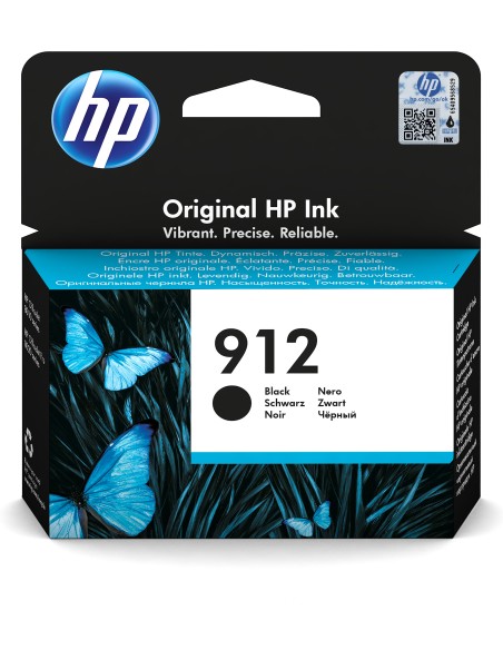 HP nº912 Cartucho Negro Officejet 8012, 8014, 8015, Officejet Pro 8022, 8024, 8025, 8035
