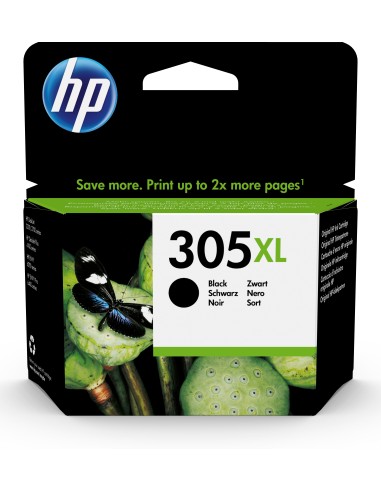 HP DeskJet 1210,1212, Deskjet Plus 4100  Cartucho negro nº305XL