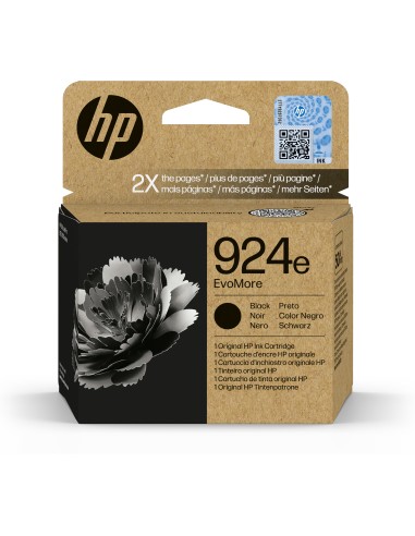HP 924e Cartucho Negro OfficeJet Pro 8120, 8130 series