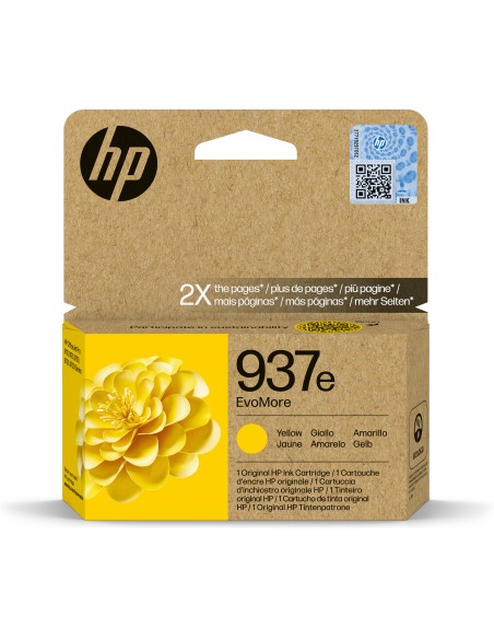HP 937e Cartucho Amarillo OfficeJet Pro 9110b, 9120