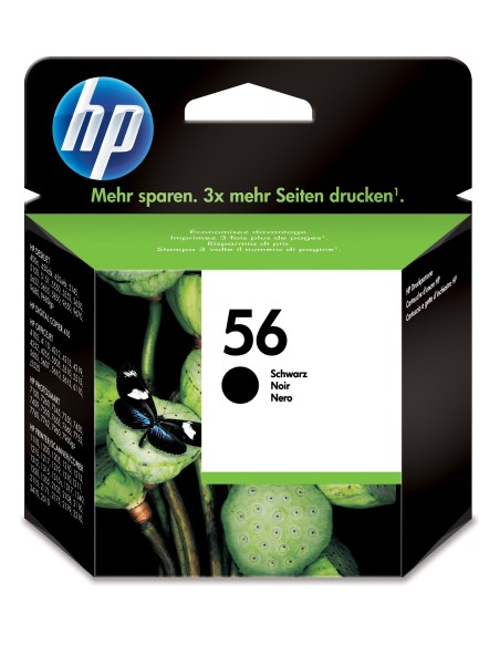 HP Deskjet 5150/5550/5652/5850, PSC-1110 Cartucho Negro Nº56