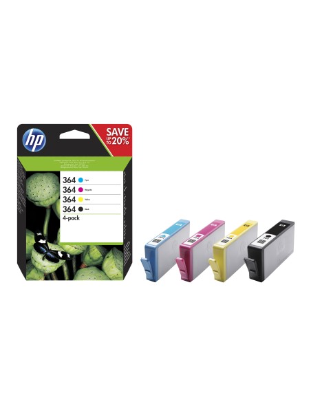 HP Photosmart D5460 nº364 Pack 4 Cartuchos (N/C/M/Y)