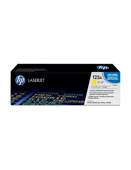 HP Laserjet CP1210/1215/1510/1515/1518NI,CM1312 Toner amarillo con ColorSphere Nº125A