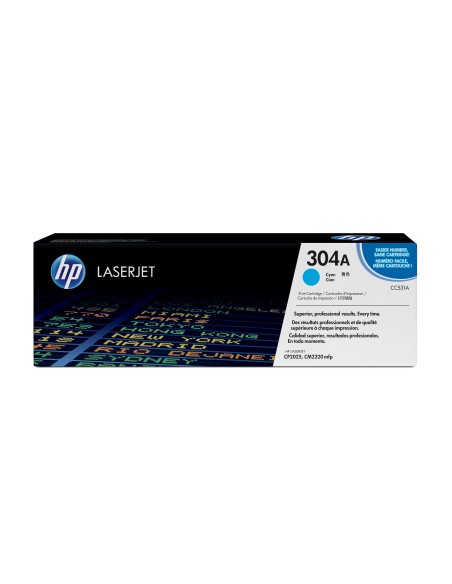 HP Laserjet Color CP2025,CM2320 Toner Cian 2.800 pag. 304A