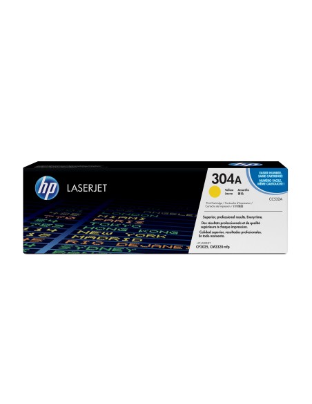 HP Laserjet Color CP2025,CM2320 Toner amarillo 2.800 pag. 304A