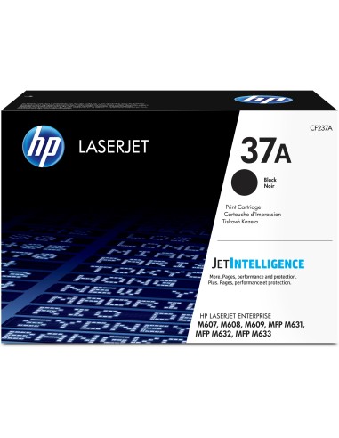 HP LaserJet M607n/dn,M608n/dn/x Toner Negro nº37A