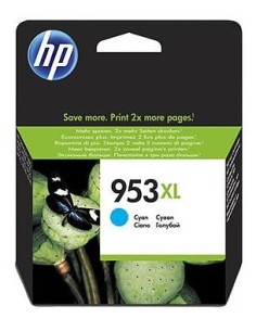 CARTUCHO HP ORIGINAL 953XL CYAN F6U16AE