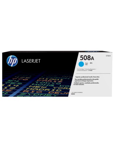 HP Laserjet M552/M553/M577 Toner 508A Cian 5.000 paginas estandard
