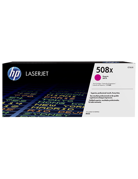 HP Laserjet M553 Toner 508X Magenta 9.500 paginas alta capacidad