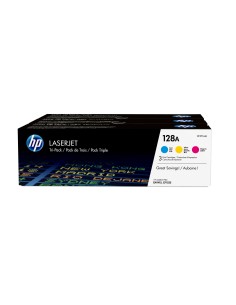 HP TONER LASER TRICOLOR 128A PACK 3