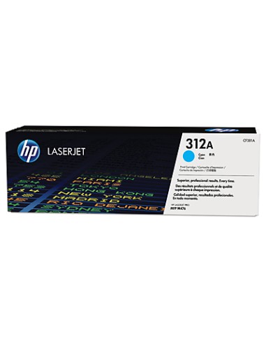 HP TONER LaserJet Pro MFP M476 Cyan.Nº312A 2.700 Paginas