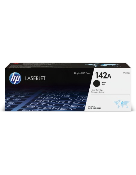 HP Toner LaserJet M140, M141, negro 142A