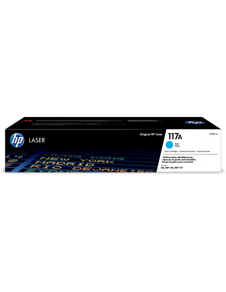 HP Cartucho de toner Original Laser 150A/178/179Fnw  117A cian (W2071A)