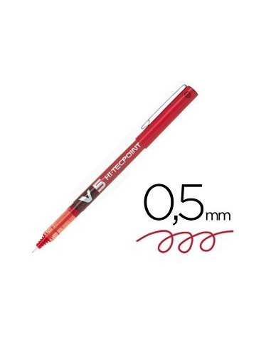 ROTULADOR PILOT V5 ROJO  NV5R/ BX-V5 (12)