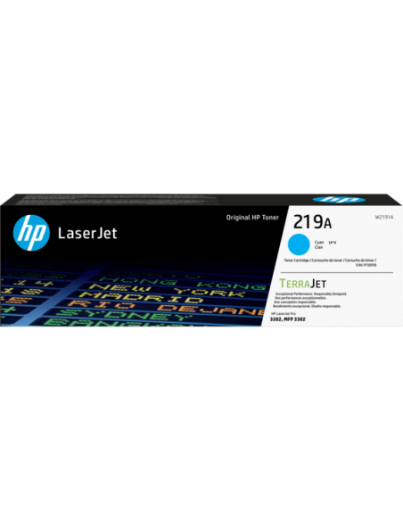 HP 219A Cyan Original LaserJet Toner Cartridge