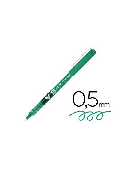ROTULADOR PILOT V5 VERDE NV5V/ BX-V5 (12)